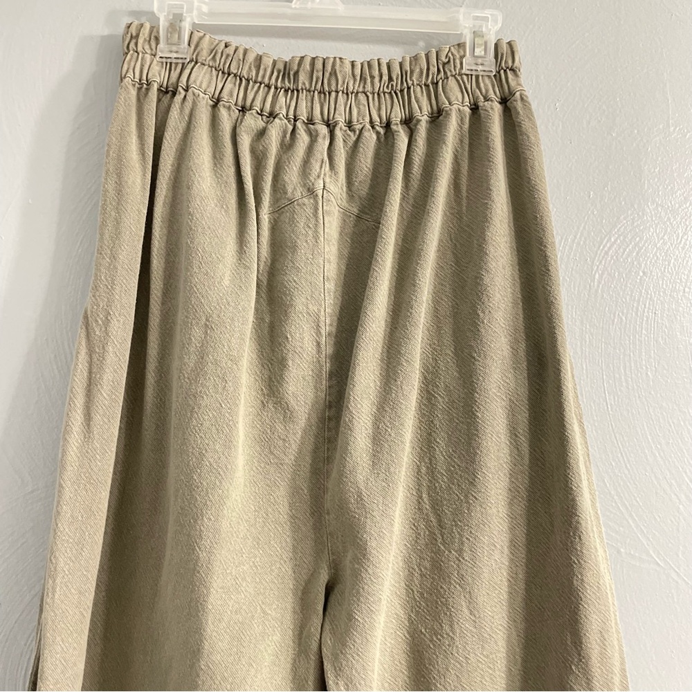 Free People Cool Harbor Wide Leg Denim Pants In Serpent - Picture 12 of 15